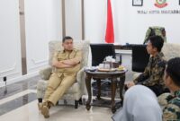 Wali Kota Makassar, Munafri Arifuddin, menerima audiensi dari jajaran BRI Cabang Somba Opu di Balai Kota Makassar, membahas rencana digitalisasi pembayaran PBB dan BPHTB, Selasa (19/8/2025).