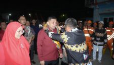 Foto: Penyambutan Walikota Makassar bersama Ketua Tim PKK Kota Makassar