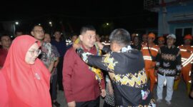 Foto: Penyambutan Walikota Makassar bersama Ketua Tim PKK Kota Makassar