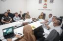 Foto: Wali Kota Makassar Munafri Arifuddin, Sekda Makassar Andi Zulkifly Nanda, Kadis Tata Ruang, Kadis Perumahan, serta mantan Wali Kota Makassar, Ilham Arief Sirajuddin pada pertemuan dengan PT Tanamal Phinsi Properti 
