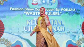 Foto: Dokumentasi kegiatan Kompetisi Fashion Show Wastra Sulsel