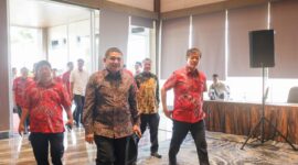 Foto: Walikota Munafri saat menghadiri acara Musyawarah Provinsi (Musprov) VI Paguyuban Sosial Marga Tionghoa Indonesia (PSMTI) Sulawesi Selatan yang digelar di Rinra Hotel