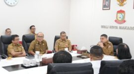 Foto: Wali Kota Makassar Munafri Arifuddin saat menerima audiensi manajemen PT Margamas Indah Development, pengelola Mall Panakkukang dan Myko Hotel