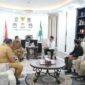 Foto: Walikota Makassar Munafri Arifuddin saat menerima audiensi dari BRAINEVO Indonesia yang dipimpin oleh Direktur Program, Iqbal Reymon