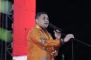 Foto: Walikota Munafri saat memberikan sambutan pada acara pesta rakyat kecamatan Tamalanrea