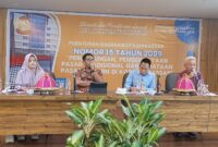 Foto: Ketua Komisi B DPRD Kota Makassar, Ismail, SH dalam kegiatan sosialisasi peraturan daerah