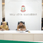 Foto: Wali Kota Makassar, Munafri Arifuddin, saat menerima audiensi Aliansi Tenaga Honorer Non Database BKN R4 Kota Makassar di dampingi Sekretaris Daerah Kota Makassar, Andi Zulkifly Nanda, Plt. Kepala BKPSDMD, Kamelia Thamrin, serta Kepala Inspektorat, A. Asma Zulistia Ekayanti.