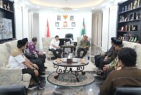 Foto: Wali Kota Makassar Munafri Arifuddin saat menerima audiensi Pengurus Wahdah Islamiyah yang dipimpin Ketua DPD Wahdah Islamiyah Makassar