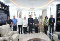 Foto: Wali Kota Makassar Munafri Arifuddin, didampingi Wakil Wali Kota Makassar Aliyah Mustika Ilham saat menerima kunjungan  Lembaga Perlindungan Saksi dan Korban (LPSK) yang dipimpin Wakil Ketua LPSK RI Sri Suparyati, di Balai Kota Makassar