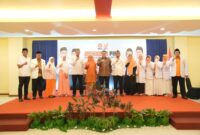 Foto: Wali Kota Makassar Munafri Arifuddin bersama jajaran pengurus DPD PKS Makassar saat Musda VI di Hotel Grand Asia, Minggu (7/9/2025).