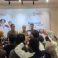 Foto: Konferensi pers terkait penataan pedagang di losari