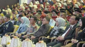 Foto: Wali Kota Makassar, Munafri Arifuddin, dalam Rapat Senat Terbuka Luar Biasa yang merupakan  rangkaian awal perayaan Dies Natalis ke-69 tahun Universitas Hasanuddin 