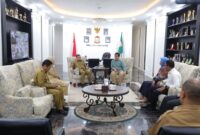 Foto: Wali Kota Makassar Munafri Arifuddin saat menerima kunjungan Ketua KPU Kota Makassar Andi Muhammad Yasir Arafat,