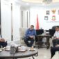 foto: Wali Kota Makassar Munafri Arifuddin dalam pertemuan dengan pengurus PMI Kota Makassar