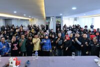 Foto: MAKASSAR – Wakil Wali Kota Makassar Aliyah Mustika Ilham dalam kegiatan Silaturahmi dan Rapat Kerja Garda 145 Tahun 2025 