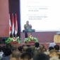 Wali Kota Makassar, Munafri Arifuddin, saat memaparkan strategi Kota Mulia di forum Eastern Indonesia Saintek Summit (EISS) 2025 di UIN Alauddin Makassar.