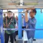 Foto: Wali Kota Makassar Munafri Arifuddin, saat meninjau langsung progres pembangunan pabrik es pertama untuk masyarakat kepulauan di Pulau Barrang Lompo, Kecamatan Sangkarrang,