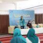 Foto: Ketua Pokja I TP PKK Kota Makassar, Syahriati A. Syahrum saat memberikan sambutan dalam kegiatan Kajian Islam bulanan