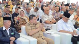 Foto: Wali Kota Makassar, Munafri Arifuddin dalam kegiatan pembangunan gedung baru Rumah Sakit Islam (RSI) Faisal. 
