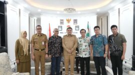 Foto: Wali Kota Makassar, Munafri Arifuddin saat menerima audiensi jajaran STIE Ciputra Makassar