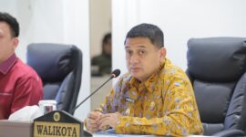 Foto: Wali Kota Makassar Munafri Arifuddin dalam rapat koordinasi bersama PT Tiga Permata Bersinar yang digelar di Kantor Balai Kota Makassar