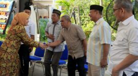 Foto: Wakil Wali Kota Makassar, Aliyah Mustika Ilham di rumah duka yang berlokasi di Citraland Celebes, Jalan Tun Abdul Razak, Kabupaten Gowa