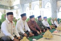 Foto: Wali Kota Makassar, Munafri Arifuddin saat menghadiri Maulid Akbar Peringatan Kelahiran Nabi Besar Muhammad SAW yang digelar Muslimat NU Kota Makassar, di Masjid Raya Makassar