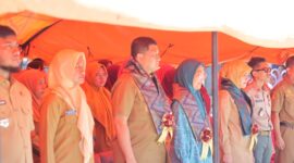 Foto: Wali Kota Makassar Munafri Arifuddin, Wakil Wali Kota Makassar Aliyah Mustika Ilham dan Ketua TP PKK Makassar Melinda Aksa dalam launching inovasi program SALAMA (Sahabat Anak Afirmasi Aman Bencana) yang digagas Badan Penanggulangan Bencana Daerah (BPBD) Kota Makassar
