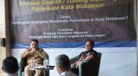 Foto: Wali Kota Makassar, Munafri Arifuddin, dalam kegiatan Rembuk Daerah atau Tudang Sipulung Pentahelix Pariwisata Makassar yang digelar oleh Tourism Community di Hotel Four Points