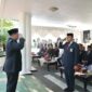Foto: Wali Kota Makassar, Munafri Arifuddin dalam Upacara Peringatan Hari Kesaktian Pancasila Tahun 2025 yang digelar di halaman Kantor Wali Kota Makassar