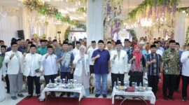 Foto: Wali Kota Makassar, Munafri Arifuddin dalam acara pelantikan pengurus Lembaga Dakwah IMMIM yang dirangkaikan dengan penandatanganan MoU kerjasama