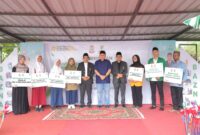 Foto: Wali Kota Makassar, Munafri Arifuddin dalam sambutan pada kegiatan peringatan Maulid Nabi Muhammad SAW yang digelar Baznas Kota Makassar di kantor Baznas, Jalan Tedu Bersinar