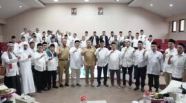 Foto: Wali Kota Makassar, Munafri Arifuddin, saat menerima audiensi Majelis Tabligh Asosiasi Panrita Pendakwah Ihsan (APPI) Kota Makassar di Balaikota Makassar