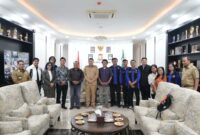 Foto: Wali Kota Makassar, Munafri Arifuddin bersama panitia Konferensi XXIV Persekutuan Pemuda Gereja Toraja (PPGT) Klasis Makassar Tengah dan Panitia Konferensi V Persekutuan Pemuda Gereja Toraja Klasis Makassar,