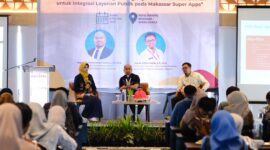 Foto: Sosialisasi Sistem Penghubung Layanan Pemerintah Daerah (SPLP) Diskominfo Kota Makasssar di Hotel Novotel Makassar