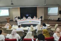 Suasana kegiatan Monitoring dan Evaluasi Pelaksanaan BOKB/DAK oleh Dinas Pengendalian Penduduk dan Keluarga Berencana (DPPKB) Kota Makassar yang berlangsung di Ruang Rapat Sipakalebbi, Balai Kota Makassar, Rabu (15/10/2025).