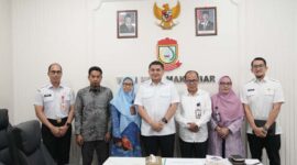 Foto: Wali Kota Makassar, Munafri Arifuddin bersama Tim APEKSI Komwil VI yang dipimpin oleh Manajer, Talib Mustafa