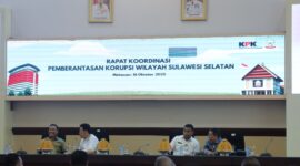 Foto: Rapat Koordinasi Pemberantasan Korupsi Pemerintah Daerah Wilayah Sulawesi Selatan Tahun 2025, yang berlangsung di Kantor Gubernur Sulawesi Selatan