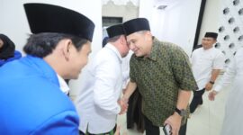 Foto: Wali Kota Makassar, Munafri Arifuddin saat menghadiri Maulid Nabi Muhammad SAW dan Doa Kebangsaan yang digelar Pengurus Cabang Pergerakan Mahasiswa Islam Indonesia (PMII) Kota Makassar 
