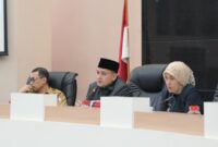 Foto: Wali Kota Makassar Munafri Arifuddin di dampingi Wakil Wali Kota Makassar dan sekda Kota Makassar dalam rakor persiapan Rangkaian Kegiatan HUT ke-418 Kota Makassar
