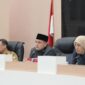 Foto: Wali Kota Makassar Munafri Arifuddin di dampingi Wakil Wali Kota Makassar dan sekda Kota Makassar dalam rakor persiapan Rangkaian Kegiatan HUT ke-418 Kota Makassar