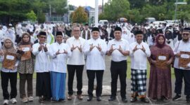 Foto: Wali Kota Makassar, Munafri Arifuddin selepas Apel Hari Santri Nasional 2025