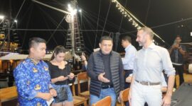 Foto:  Wali Kota Makassar, Munafri Arifuddin bersama delegasi The 46th Asian Conference on Remote Sensing (ACRS) 2025