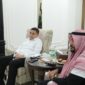 Foto: Wali Kota Makassar Munafri Arifuddin saat menerima kunjungan Syekh Abdullah Bawazir, CEO Iqro Arabiya Company Universitas Ummul Qura Mekkah