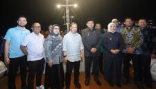 Foto: Wali Kota Makassar, Munafri Arifuddin, Wakil Wali Kota Aliyah Mustika Ilham bersama Wakil Menteri Luar Negeri, Muhammad Anis Matta
