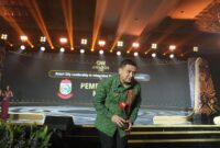 Foto: Wali Kota Makassar, Munafri Arifuddin sesaat setelah menerima penghargaan CNN Indonesia Award 2025 di Jakarta