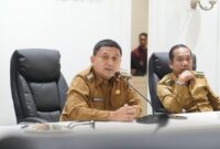 Foto: Wali Kota Makassar Munafri Arifuddin saat memimpin rapat pembahasan kepemilikan lahan Pasar Pannampu di Kecamatan Tallo.