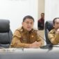 Foto: Wali Kota Makassar Munafri Arifuddin saat memimpin rapat pembahasan kepemilikan lahan Pasar Pannampu di Kecamatan Tallo.