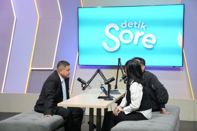 Foto: Wali Kota Makassar, Munafri Arifuddin dalam program Podcast DetikSore (live streaming) yang digelar oleh Detik.com