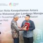 Foto: Wali Kota Makassar, Munafri Arifuddin bersama Direktur Jenderal Kekayaan Negara (Dirjen KN) Kemenkeu RI, Rional Silaban, melakukan penandatanganan nota kesepahaman dengan Lembaga Manajemen Aset Negara (LMAN)
